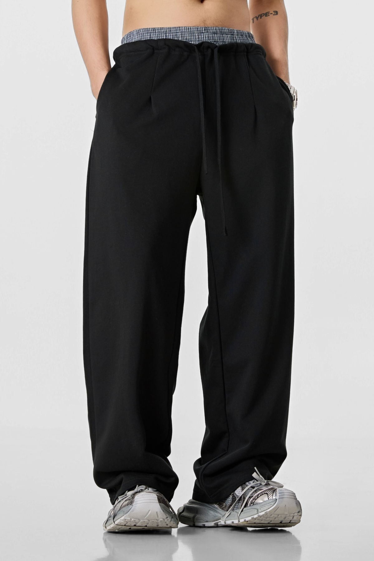 DUAL | DOUBLE-WAIST SWEATPANTS