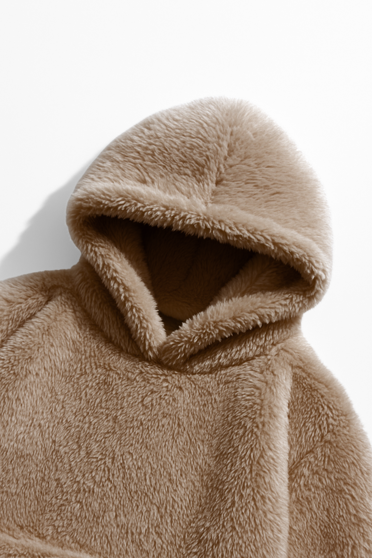 TEDDY | FUZZY PULLOVER HOODIE
