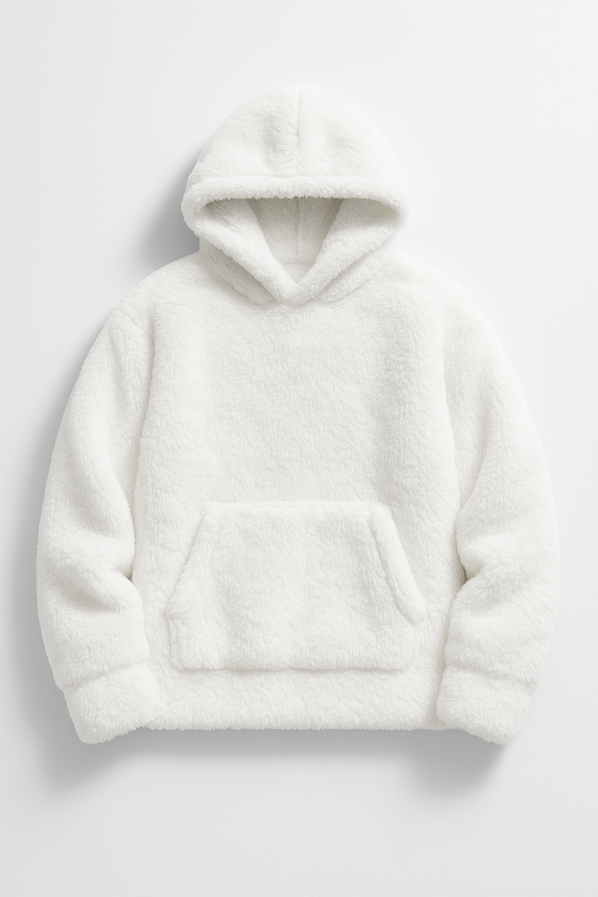 TEDDY | FUZZY PULLOVER HOODIE