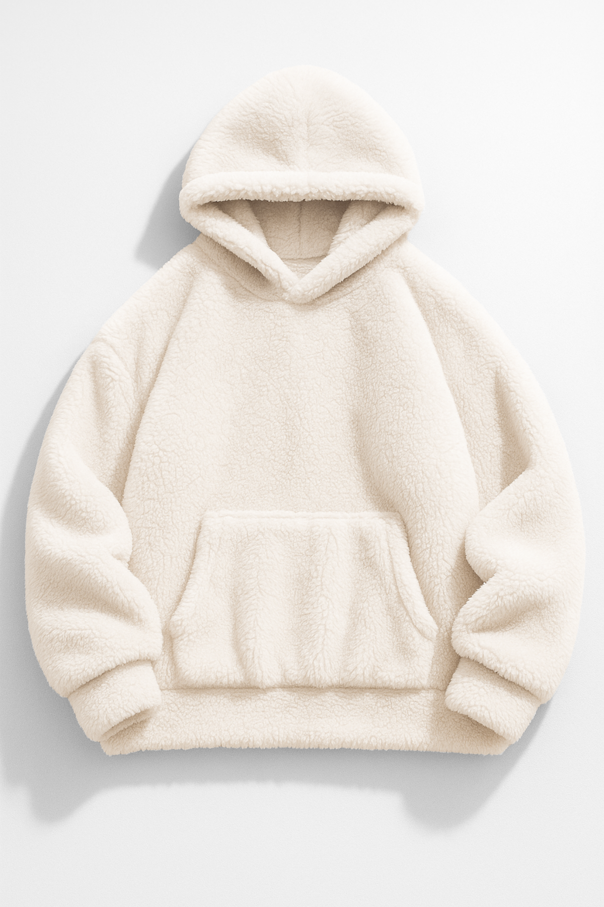 TEDDY | FUZZY PULLOVER HOODIE