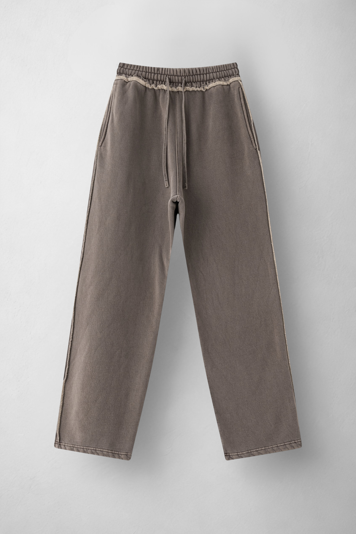 RAW | RIPPED-HEM SWEATPANTS