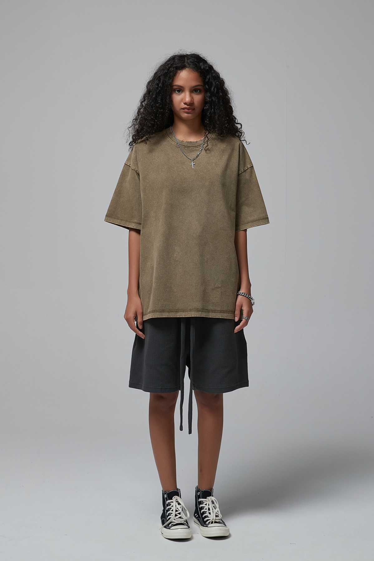 VILLIAN | OVERSIZED ACID-WASH TEE