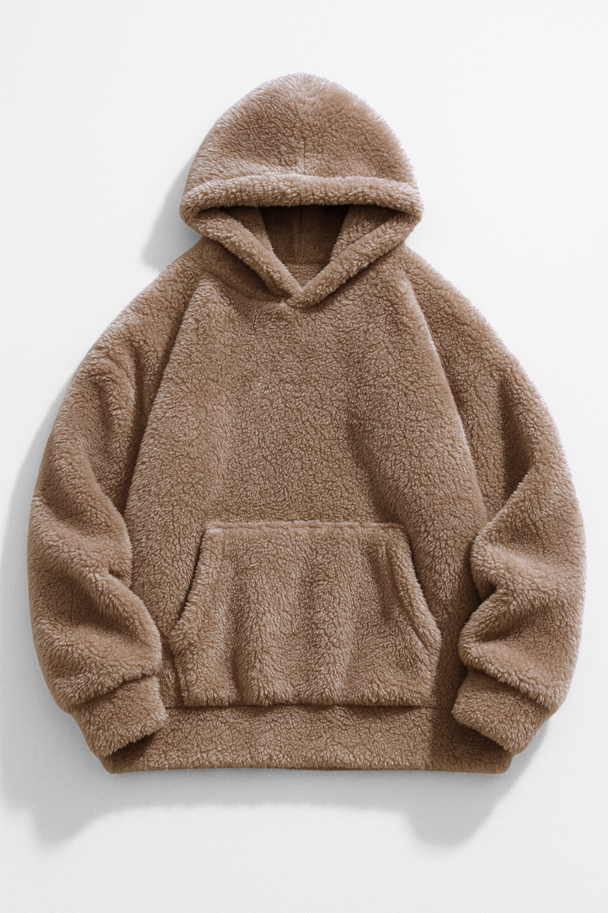 TEDDY | FUZZY PULLOVER HOODIE