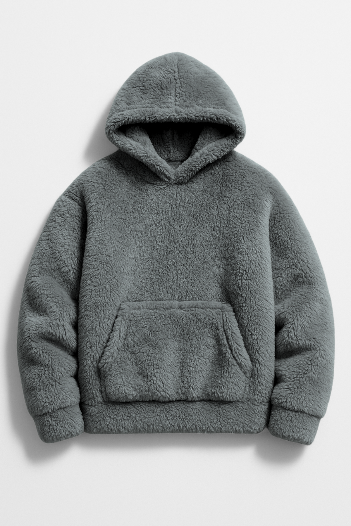 TEDDY | FUZZY PULLOVER HOODIE