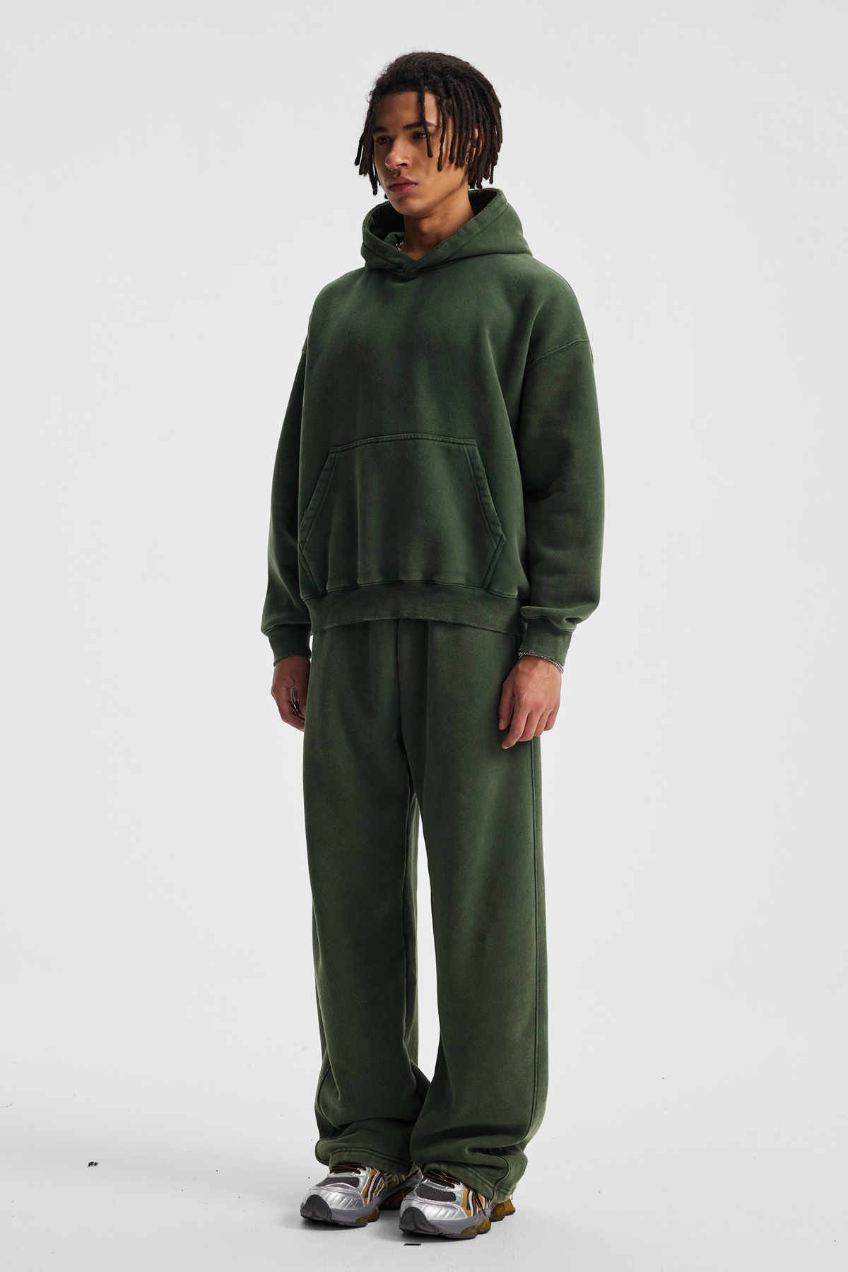 RAZE | ACID-WASH BAGGY SWEATPANTS