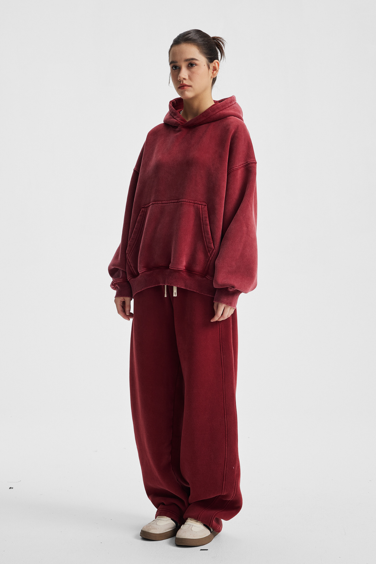 RAZE | ACID-WASH BAGGY SWEATPANTS