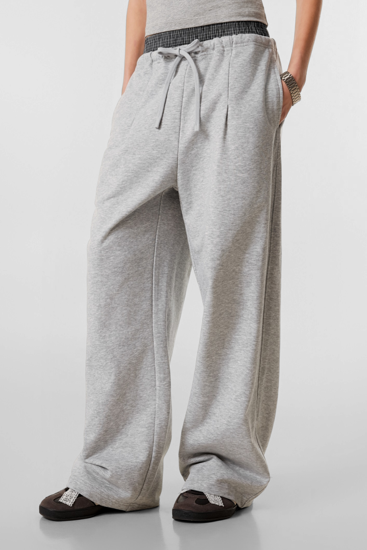 DUAL | DOUBLE-WAIST SWEATPANTS