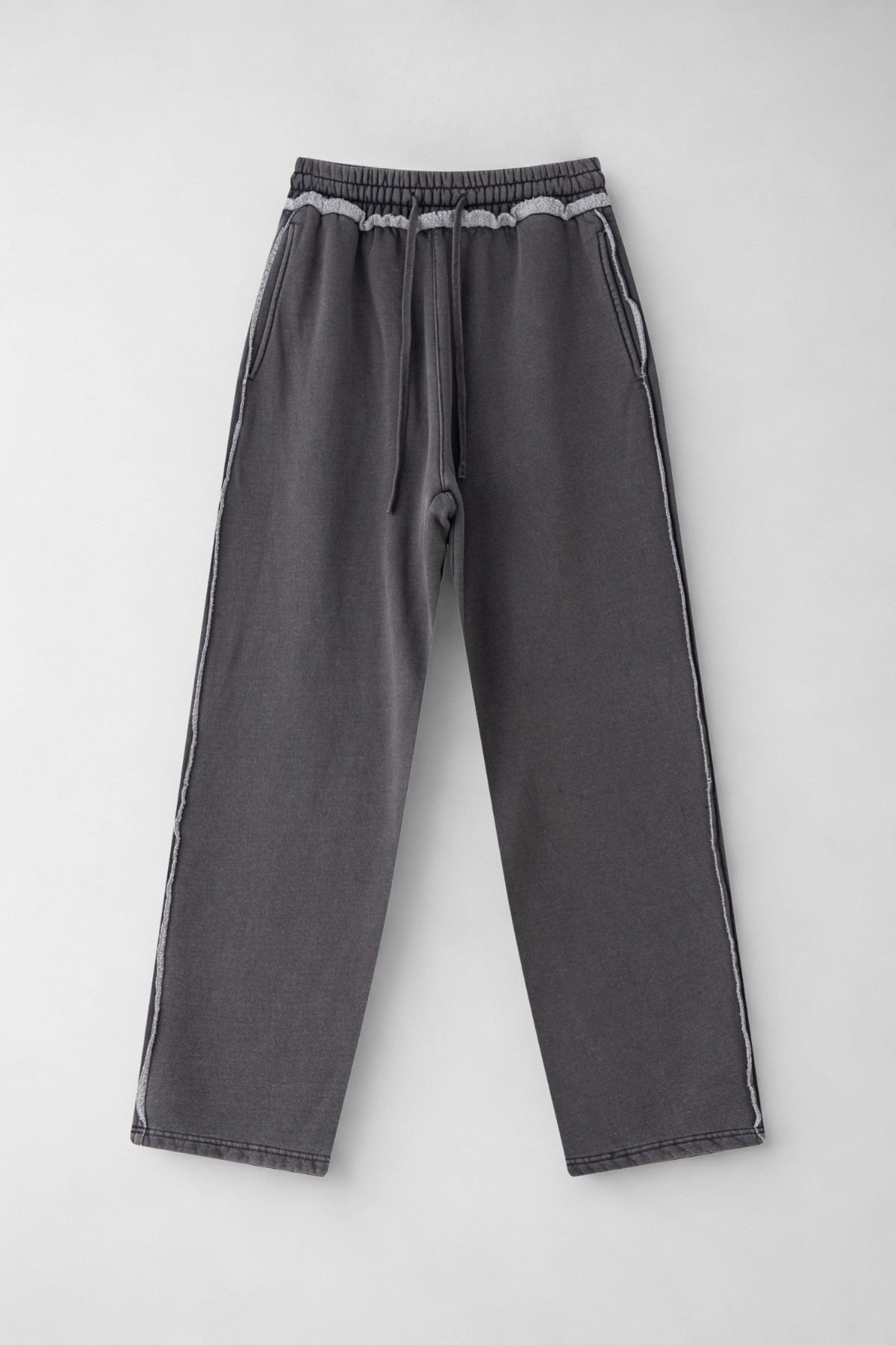 RAW | RIPPED-HEM SWEATPANTS