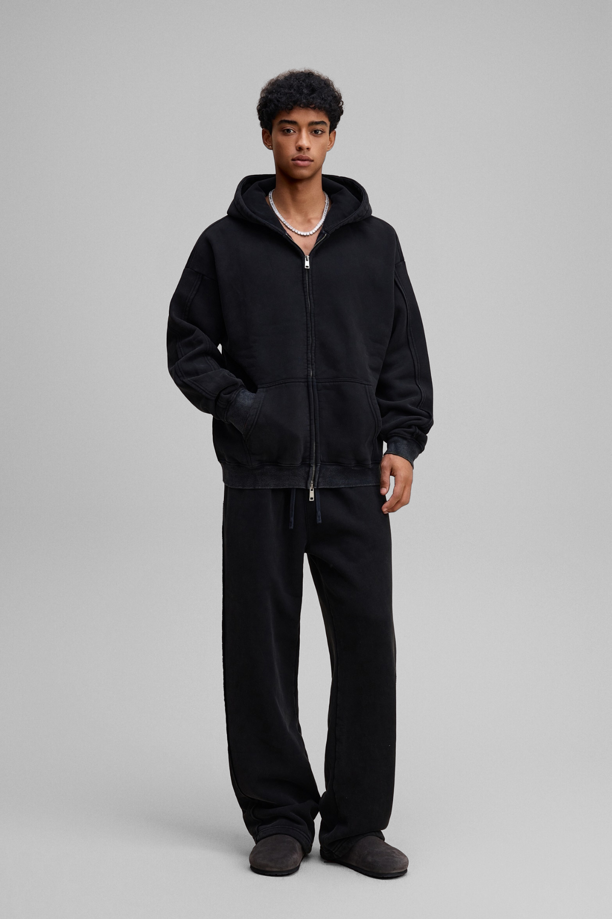 RAW | RIPPED-HEM SWEATPANTS