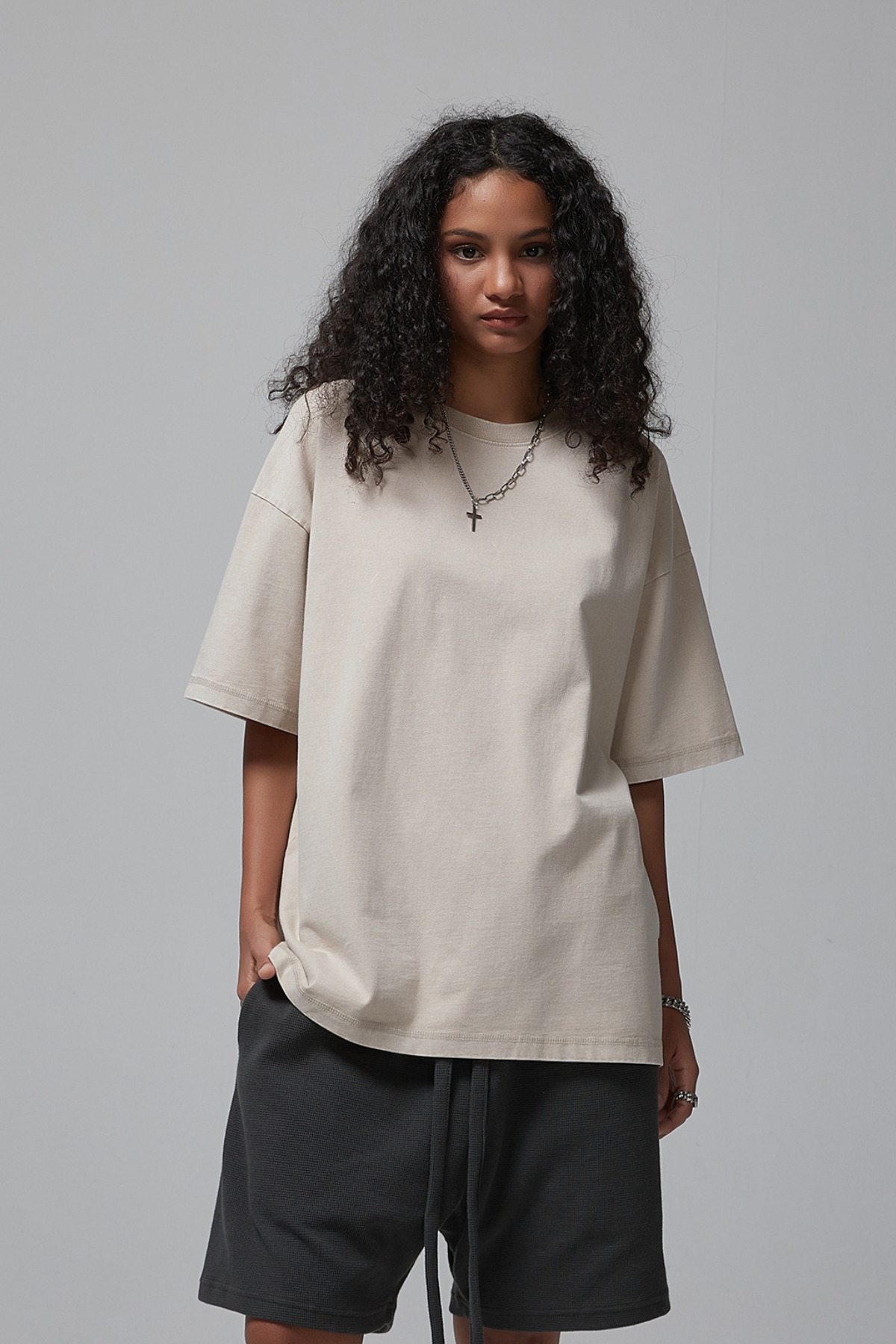 VILLIAN | OVERSIZED ACID-WASH TEE